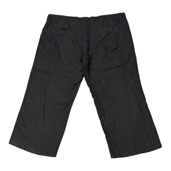 Allen Allen Linen pants drawstring bundle of 2 black & Khaki color size 2 X - Picture 9 of 10